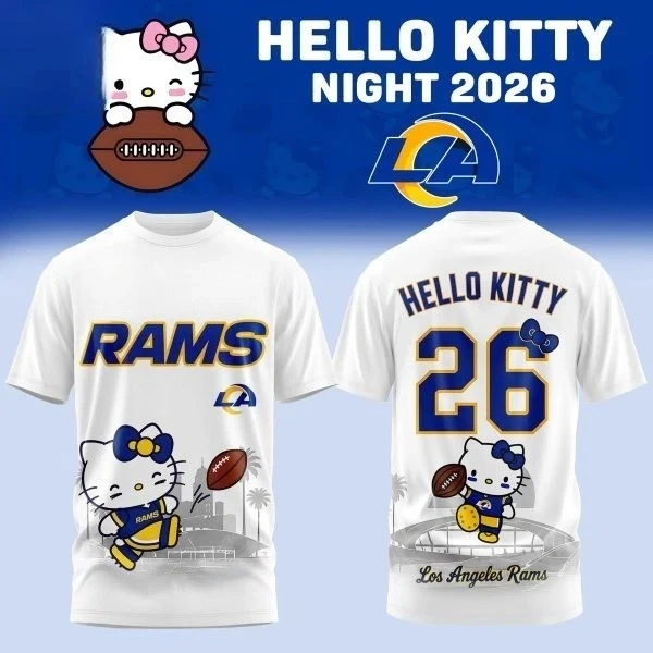 Fashion Street Night - Los Angeles Rams Hello Kitty Night