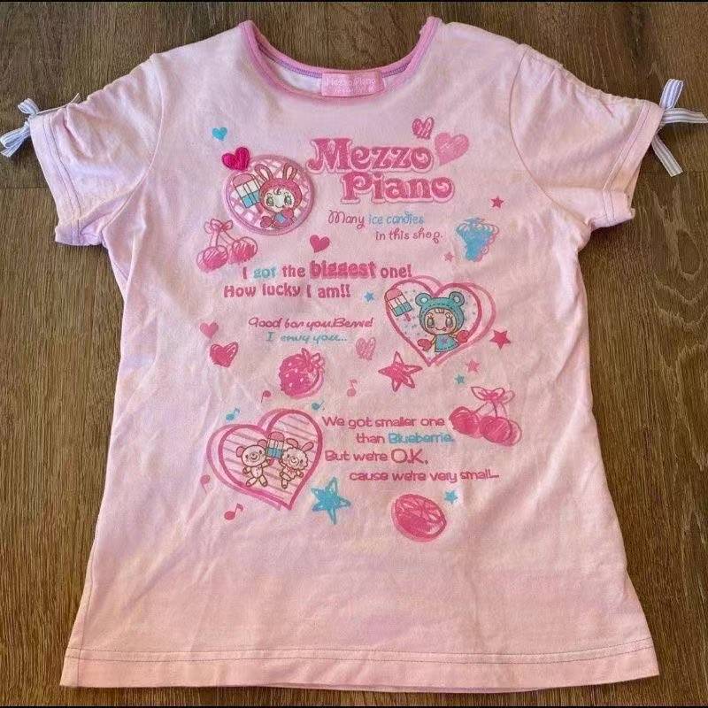 Vintage Kawaii schattige T-shi - Street Fashion Y2K recensie en prijs