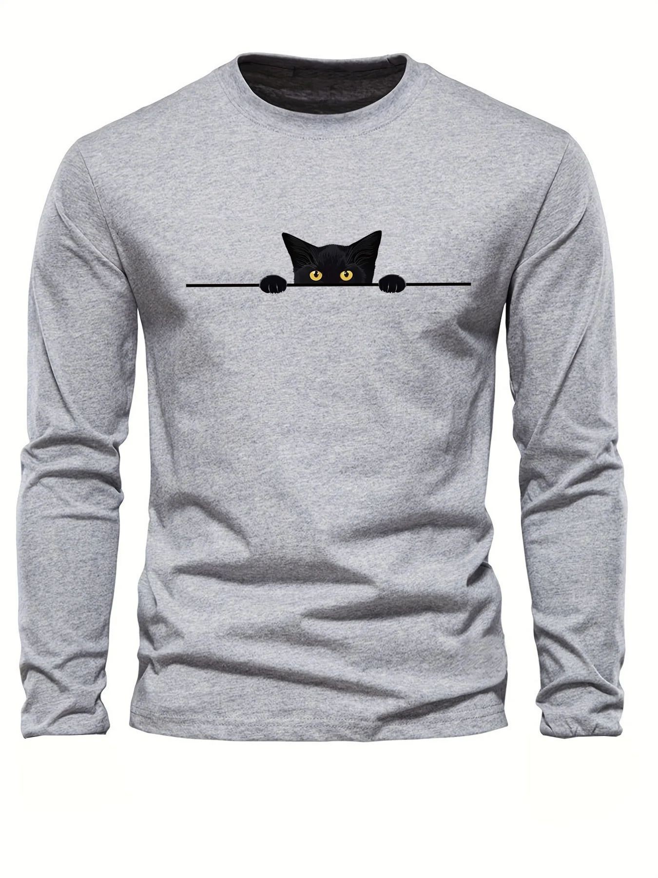 Nieuw heren T-shirt met lange  - Street Fashion Men 2025 recensie en prijs