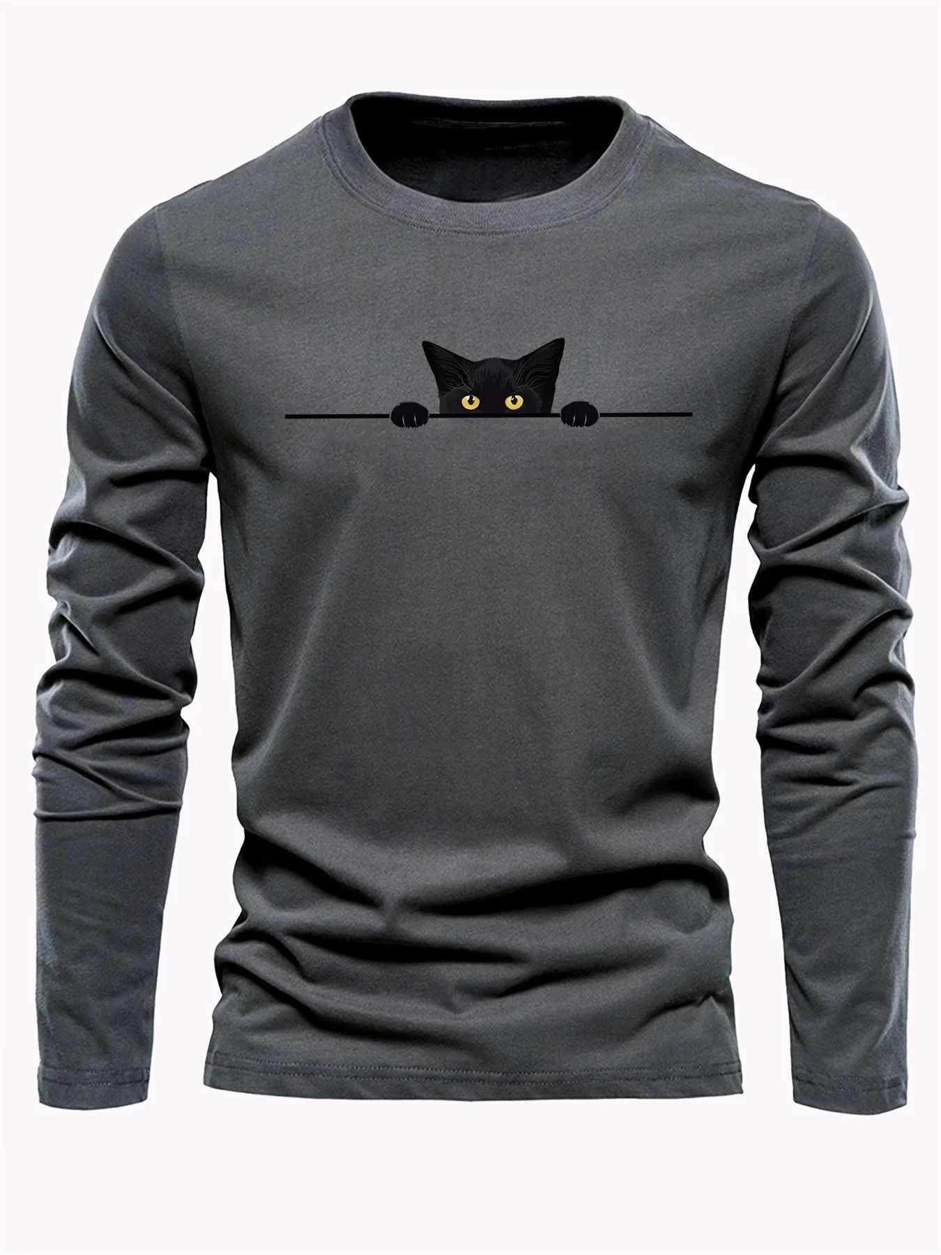 Nieuw heren T-shirt met lange  - Street Fashion Men 2025 recensie en prijs