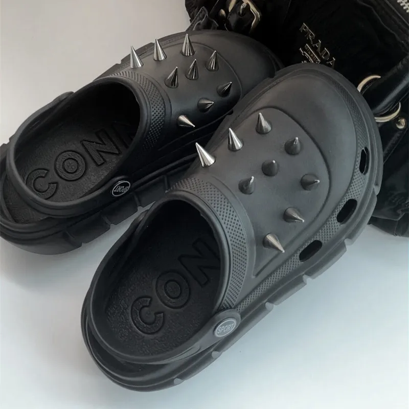 Y2K-stijl klinknagelgat schoen - Street Fashion Y2K recensie en prijs