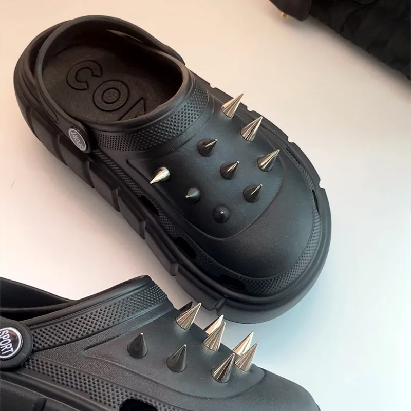Y2K-stijl klinknagelgat schoen - Street Fashion Y2K recensie en prijs