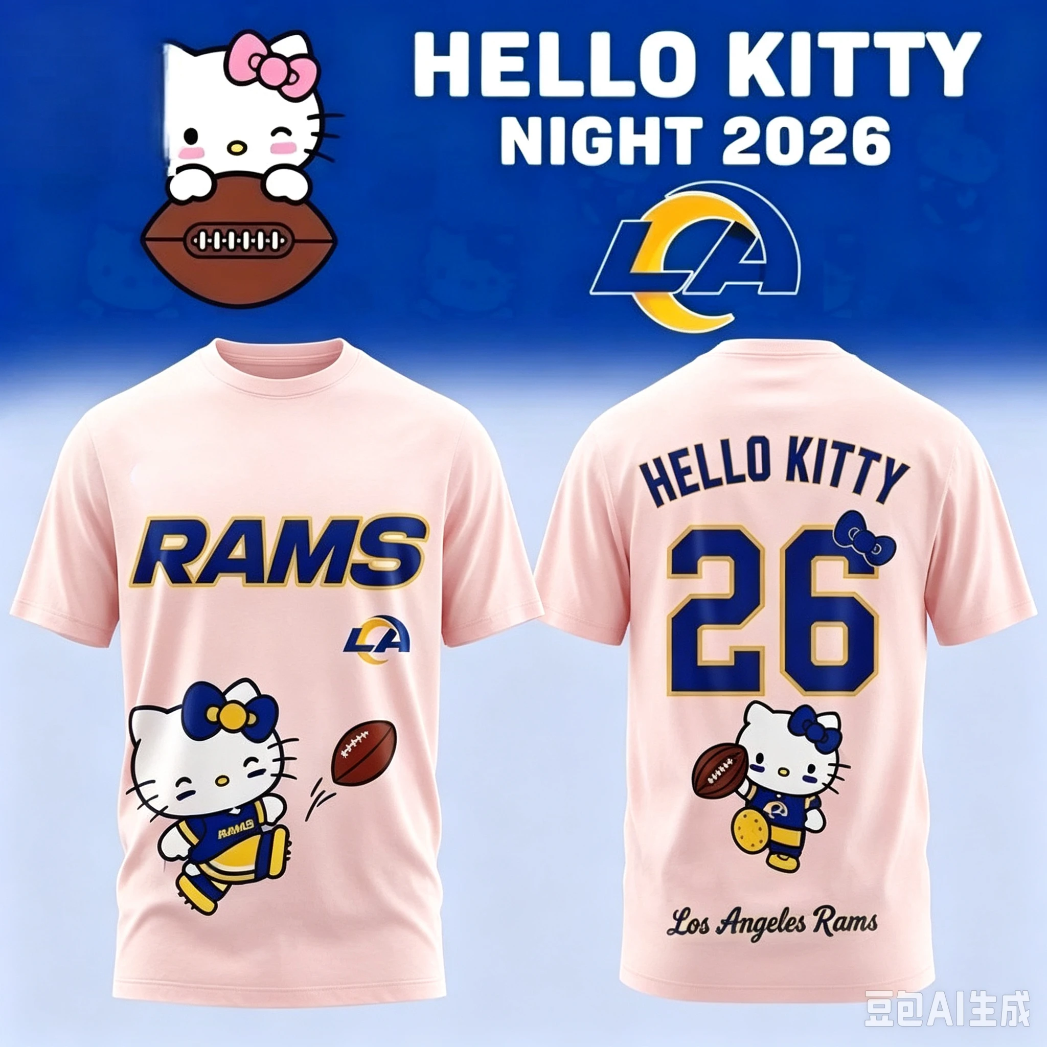 Los Angeles Rams Hello Kitty N - Fashion Street Night recensie en prijs