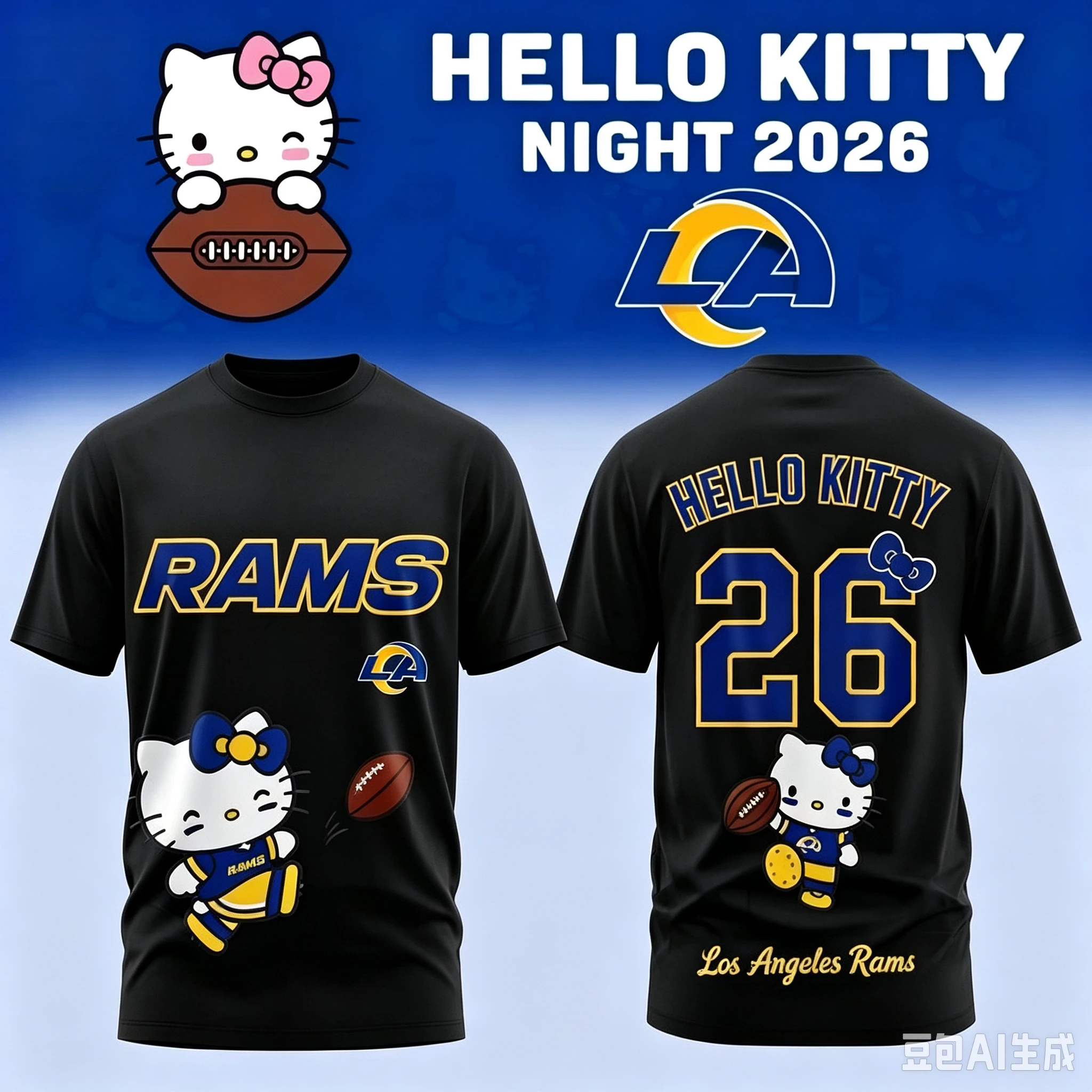 Los Angeles Rams Hello Kitty N - Fashion Street Night recensie en prijs