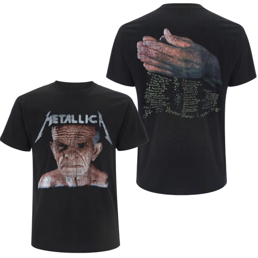 2026 Nieuw METALLICA - T-shirt - Street Fashion For Short Guys recensie en prijs